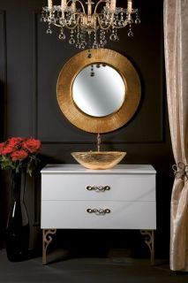 Зеркало Boheme Shine золото 528-G